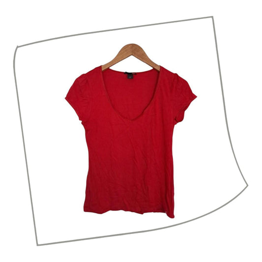 T-shirt | Women Medium H&M Red Top
