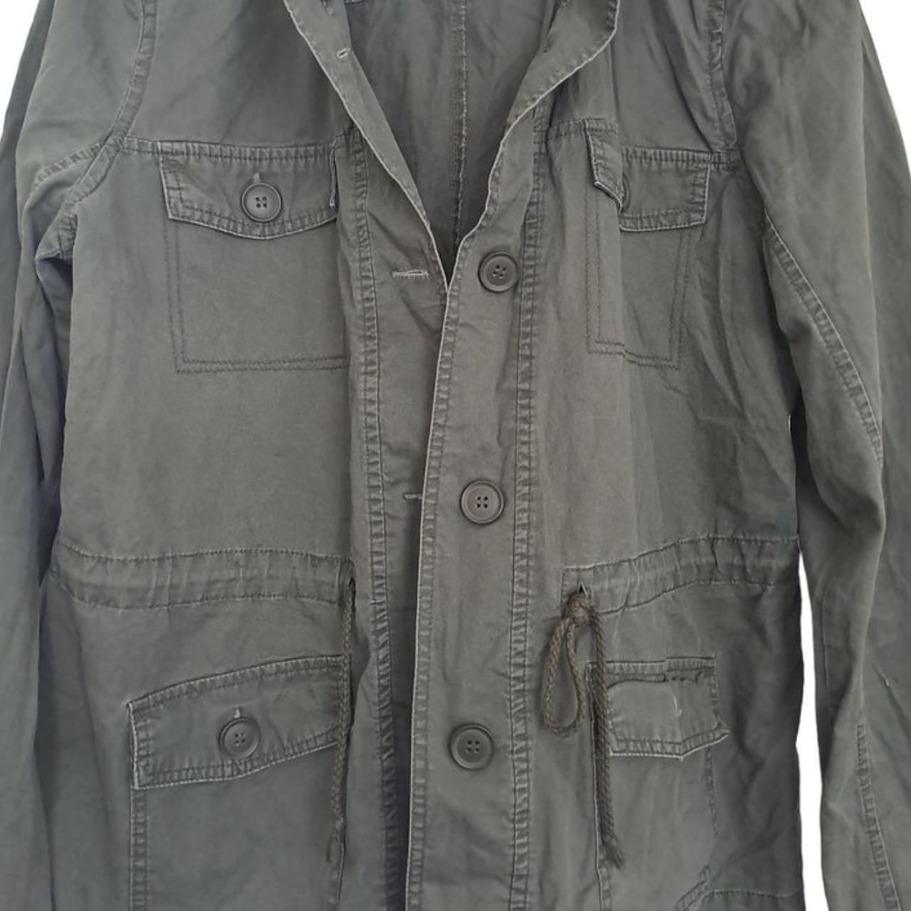 Jacket | Women Large Green Camouflage With Hood