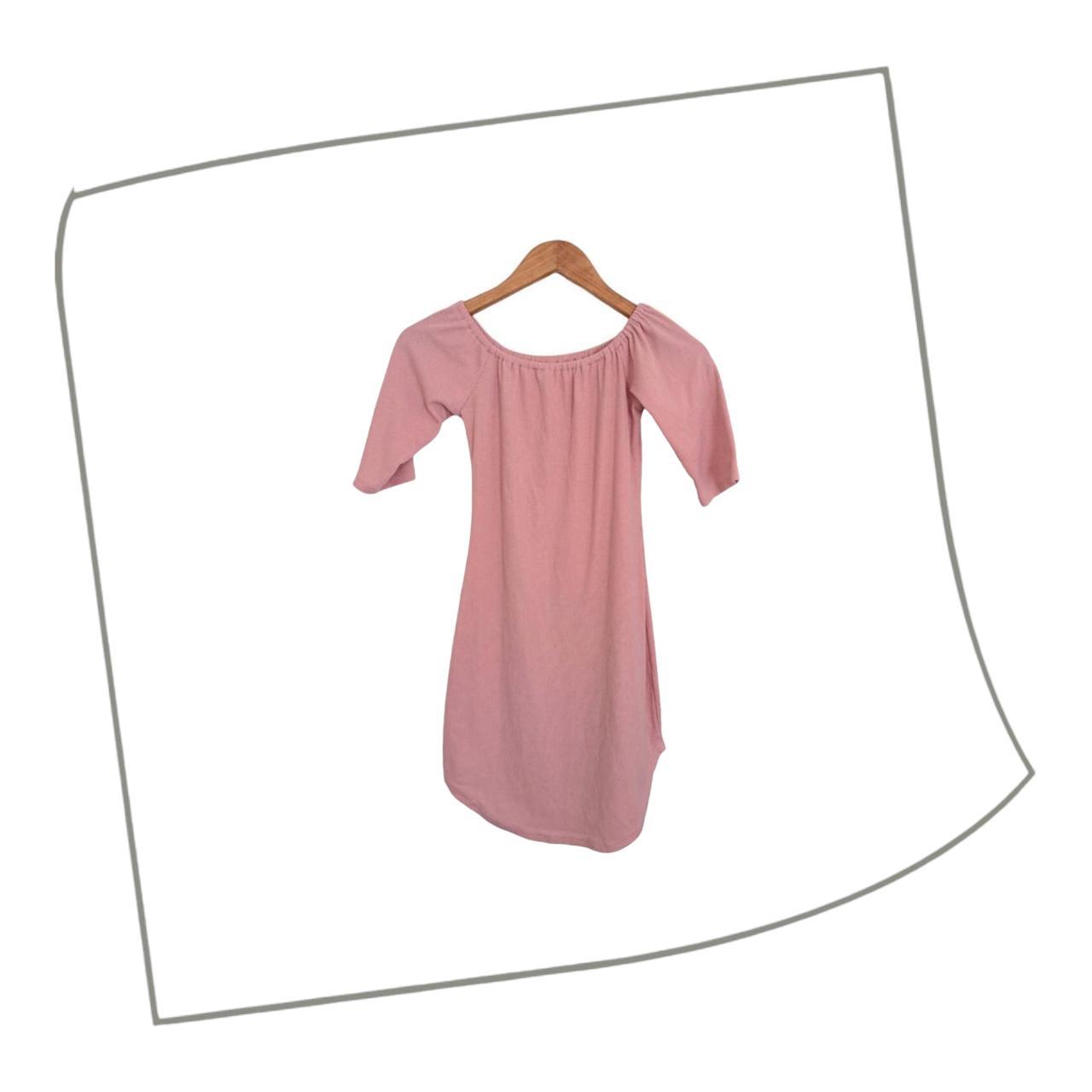 Blouse | Women Medium Pink Off-the-Shoulder Tunic Top