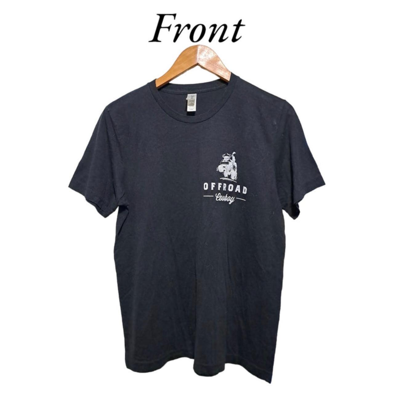 T-shirt | Women Large Size 16 Black Off-road Cowboy Shirt