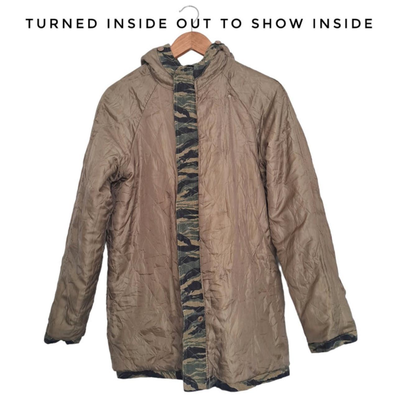 Jacket | Women Medium Men Small Vintage Military Tiger Stripe Camouflage Field Jacket