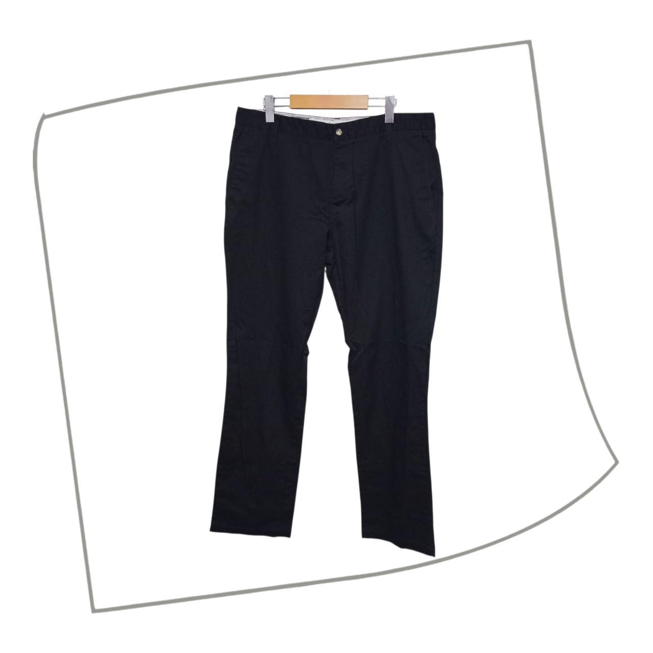 Trousers | Men Large to XL Black Straight Fit Chinos