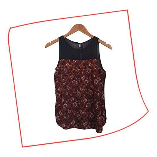 Crop Top | Women Small Size 10 Sleeveless Top